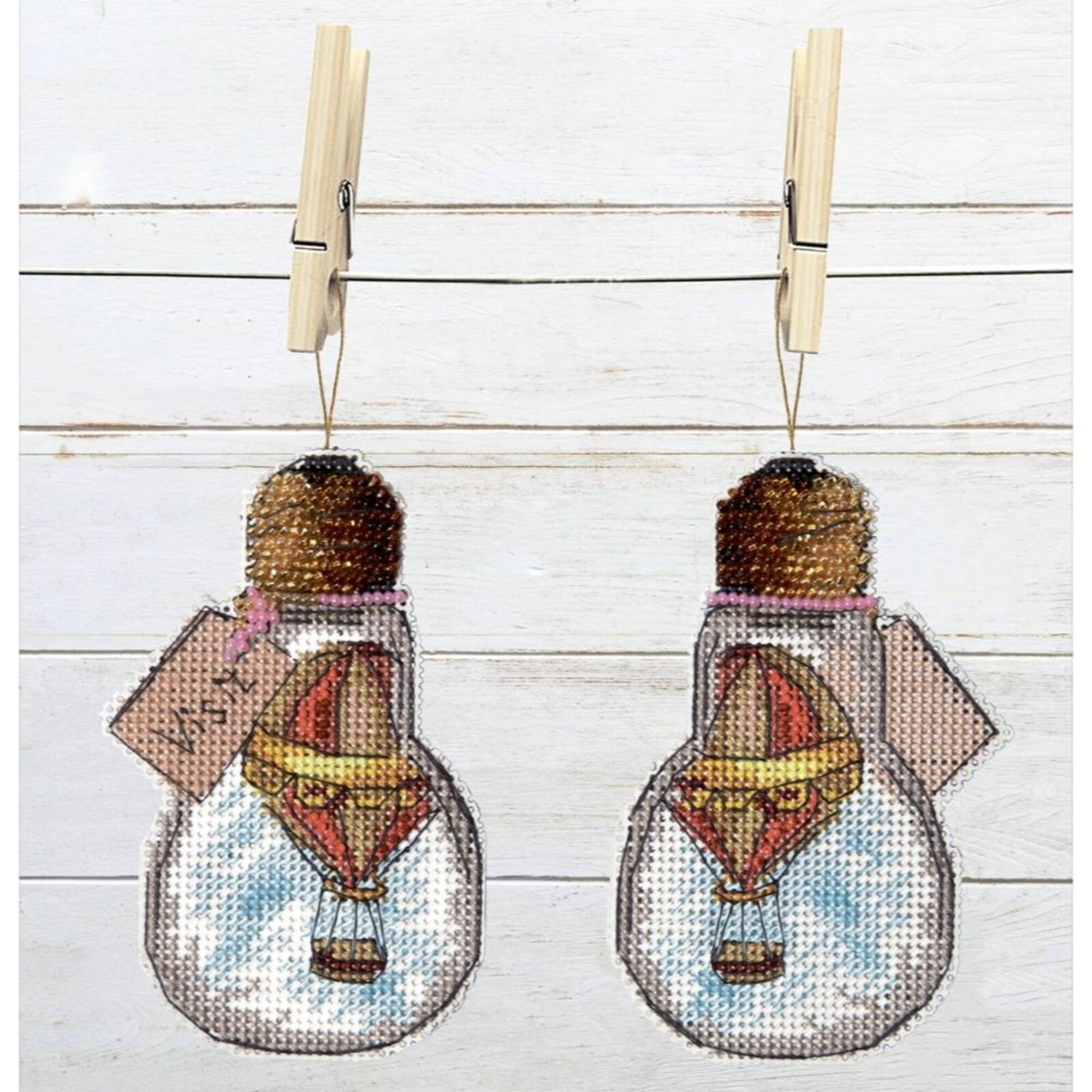 Crystal Art Plastic Canvas Counted Cross Stitch Kit Travel